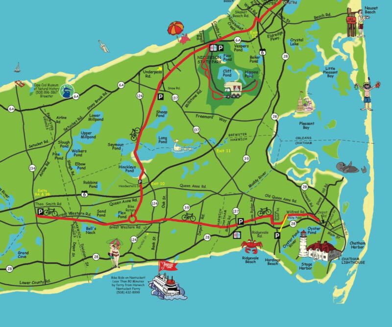 Orleans, Brewster, Dennis + Yarmouth